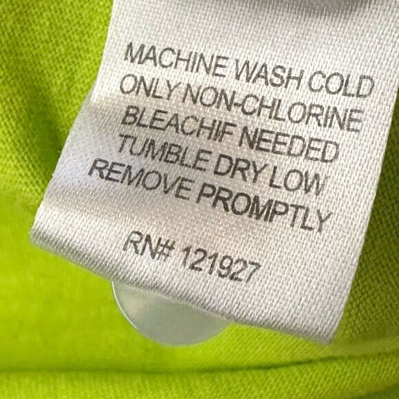 Johnnie-O West Coast Prep Neon Green Short Sleeve Performance Polo Size XL - Picture 3 of 8